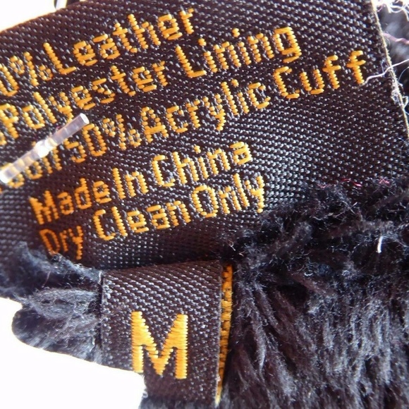 STEWART OF SCOTLAND LEATHER SHELL /FAUX FUR LINING - Picture 3 of 5